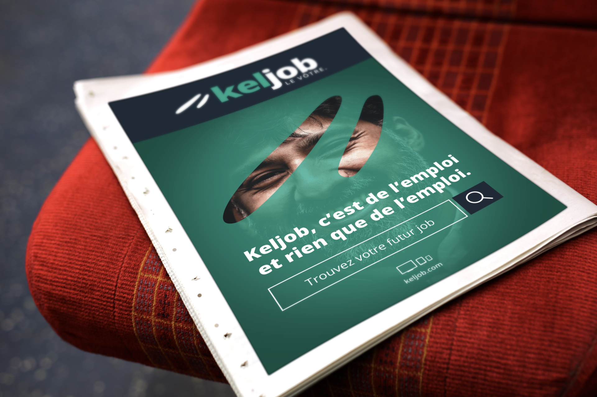 Keljob poster campaign campagne affiche Meunier Directeur artistique graphiste art director graphic designer