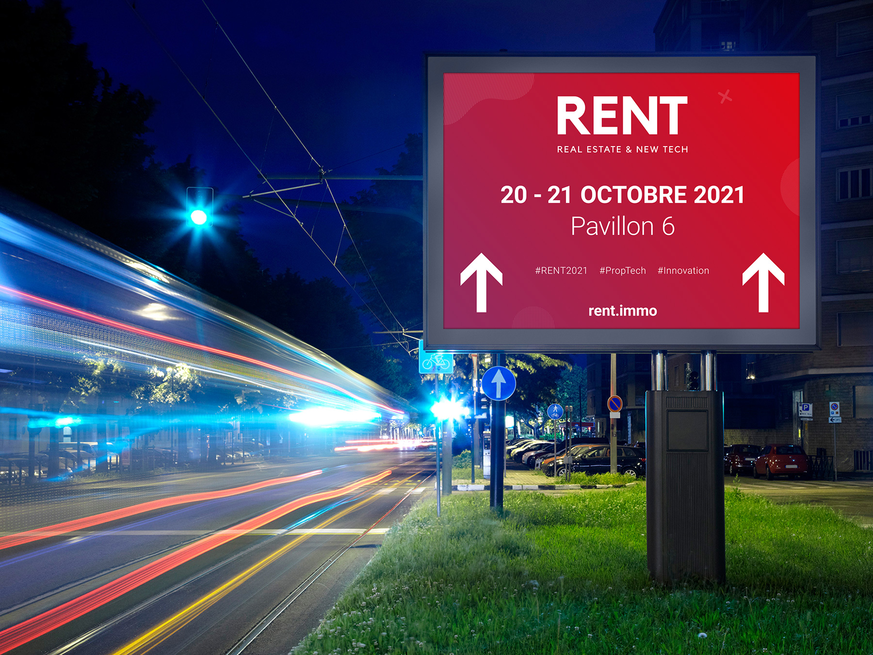 RENT Real Estate and New Tech Design Event Meunier Directeur artistique graphiste art director graphic designer